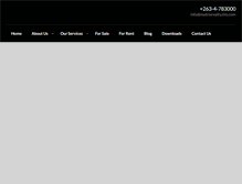 Tablet Screenshot of matrixrealtyzim.com
